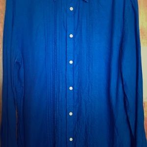 Men’s US Large Dark Blue long sleeve shirt